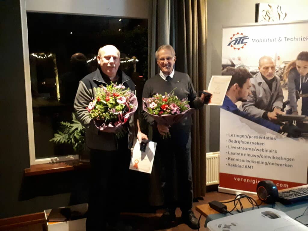 Bedankt Jan Altena en Paul Gronloh voor jullie gezamenlijke 75 jaar ATC lidmaatschap.